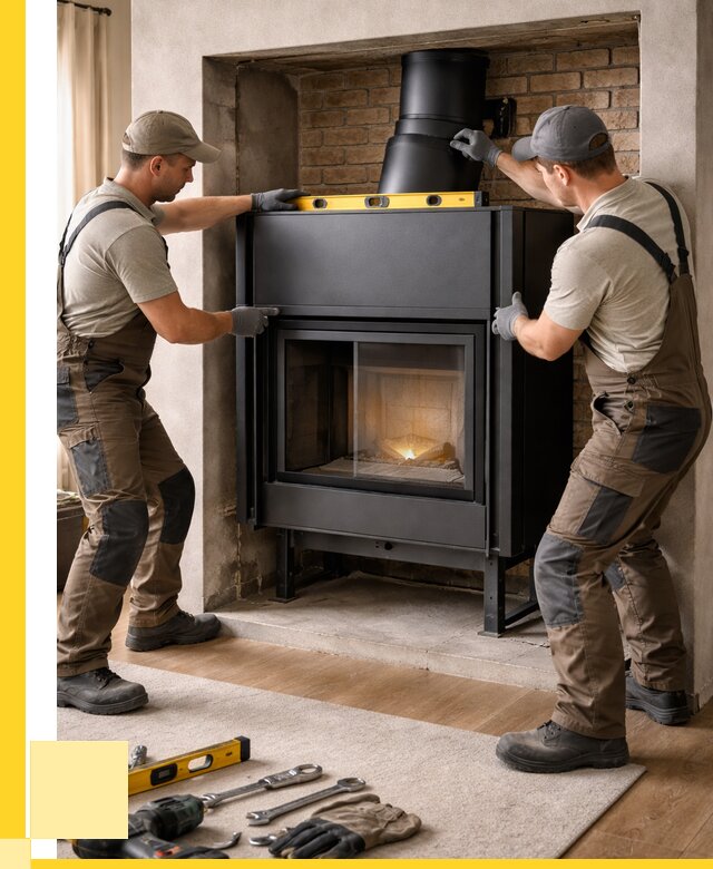 Установка каминных топок в Красноярске под ключ от 18288 р. | ЭриданКрс