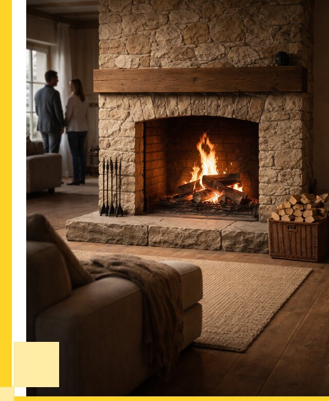 Открытые камины под ключ в Красноярске от 152400 р. ЭриданКрс