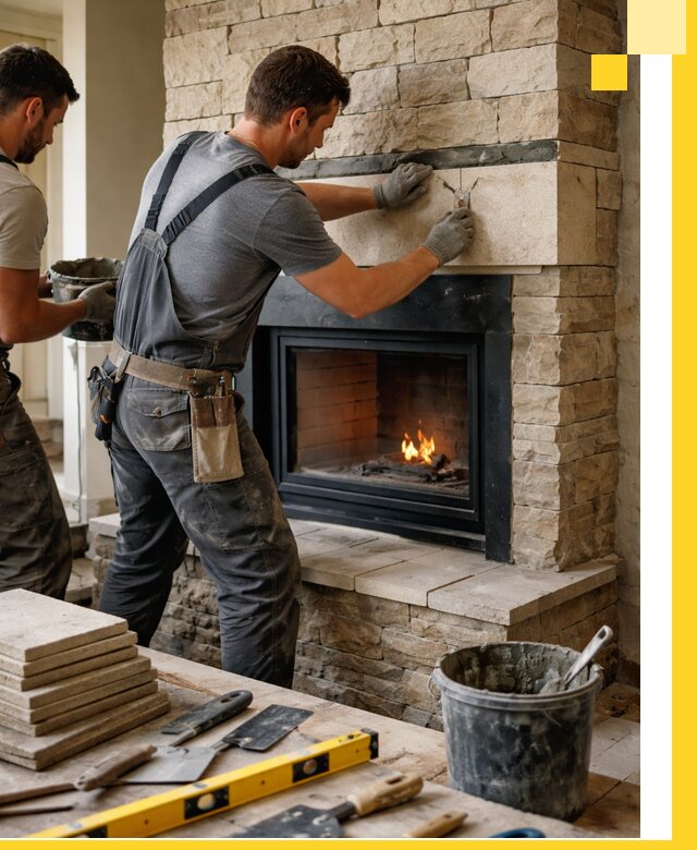 Проектирование и установка открытых каминов в Красноярске