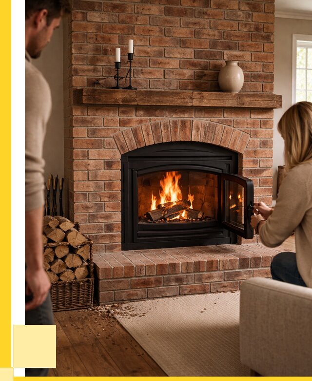 Кирпичные камины под ключ в Красноярске от 152400 р. | ЭриданКрс