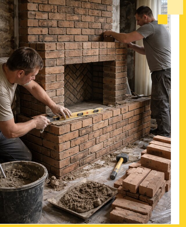 Изготовление и установка кирпичных каминов в Красноярске