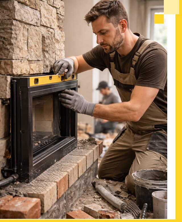 Дровяные камины под ключ в Красноярске: монтаж, обустройство