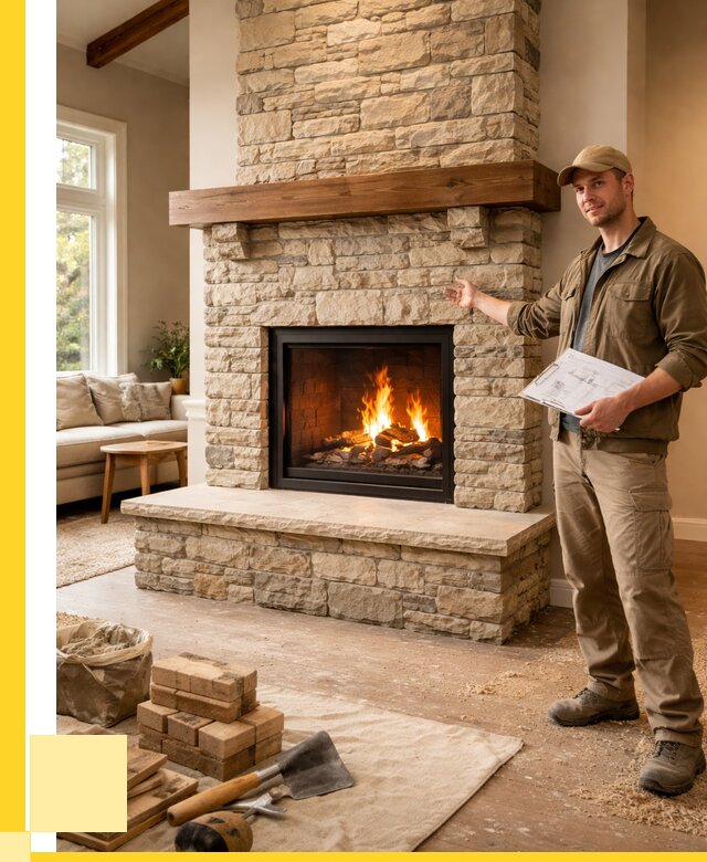 Камины под ключ в Красноярске от 182880 р. | ЭриданКрс — установка