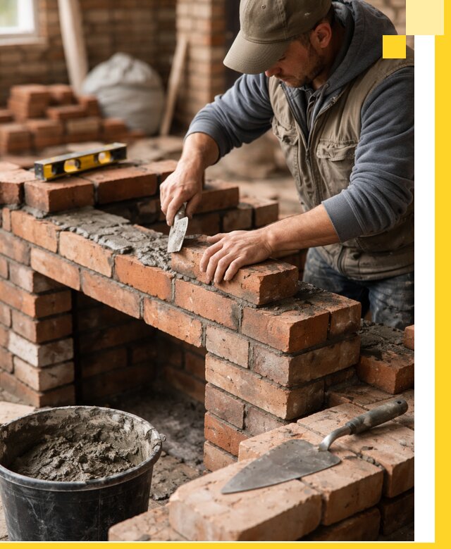 Кладка каминов под ключ в Красноярске профессиональная отделка и монтаж