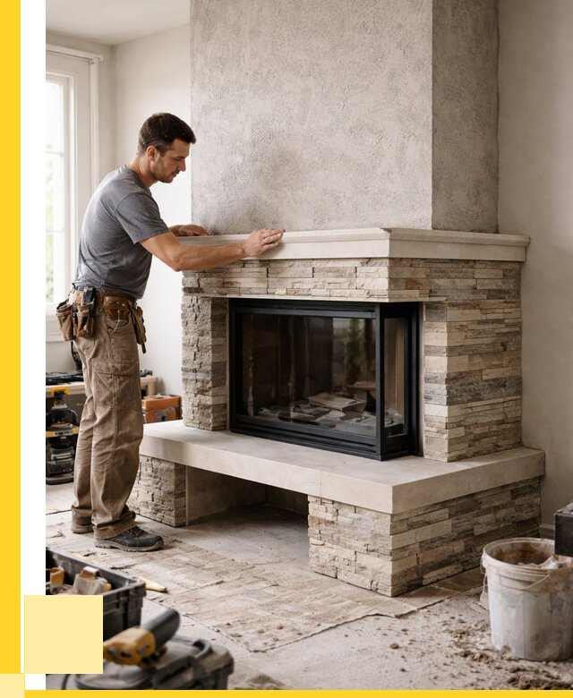 Изготовление каминов под ключ в Красноярске от 152400 р. | ЭриданКрс