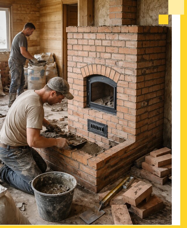 Профессиональное строительство печей в Красноярске под ключ