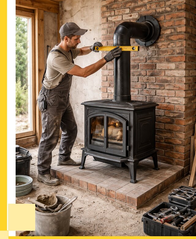 Монтаж печей установка банной печи в Красноярске от 15240 р. | ЭриданКрс