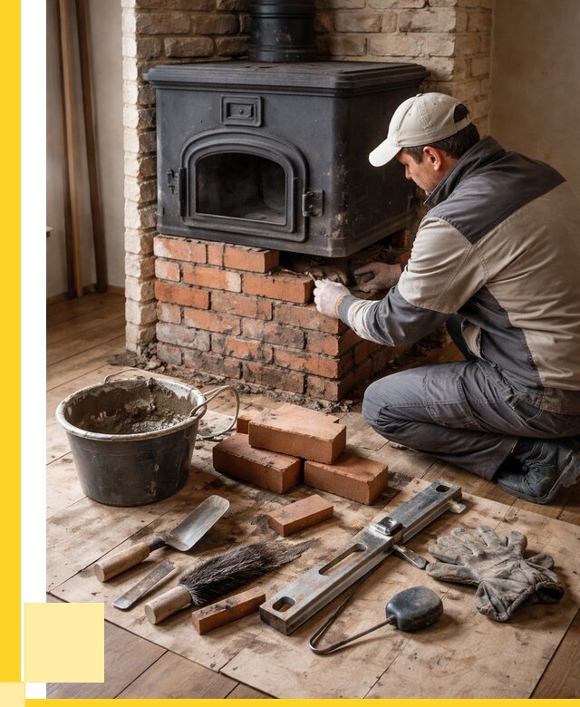 Ремонт печей в Красноярске от 12192 р., услуги печника ЭриданКрс