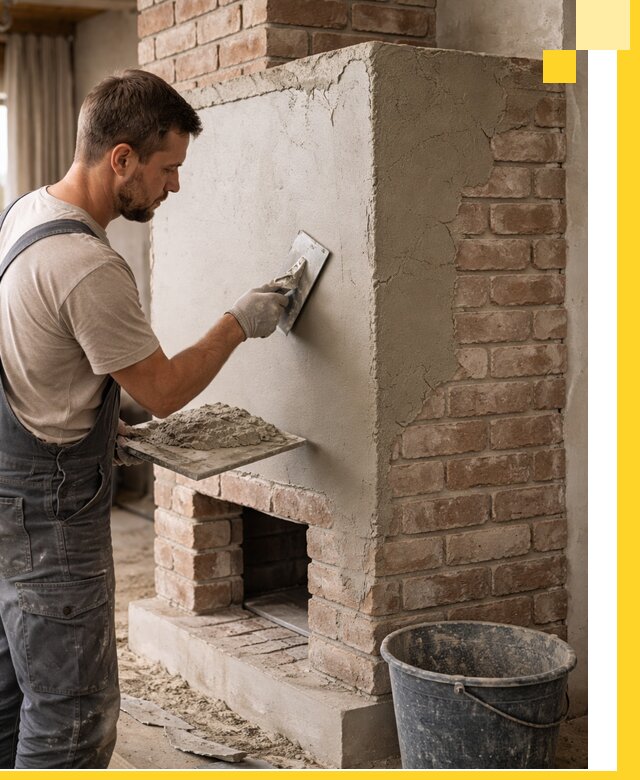 Отделка печей и облицовка каминов в Красноярске под ключ