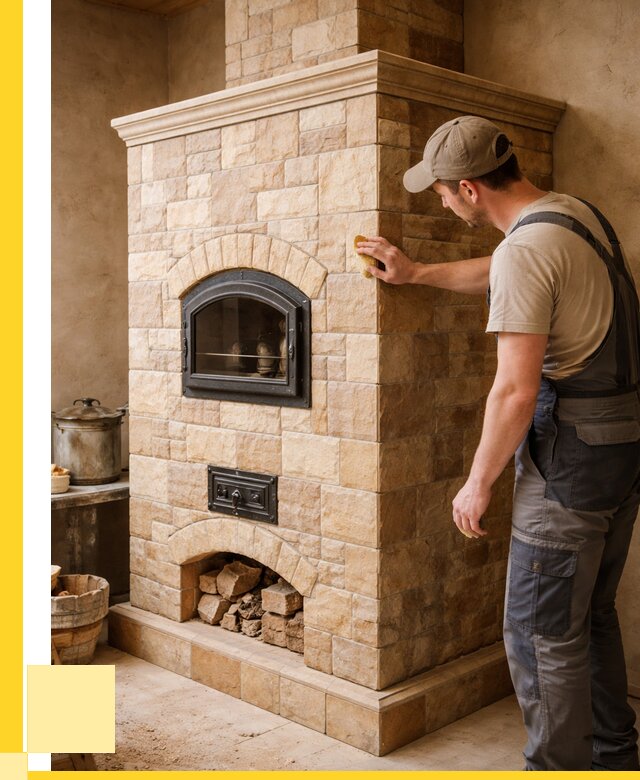 Облицовка печей в Красноярске от 4572 р. под ключ | ЭриданКрс