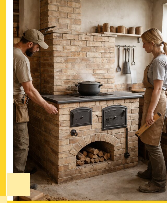 Варочно отопительные печи в Красноярске от 91440 р. | ЭриданКрс