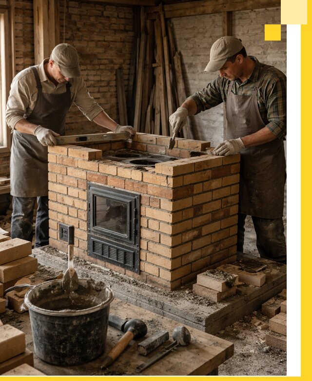 Изготовление и установка варочных печей под ключ в Красноярске