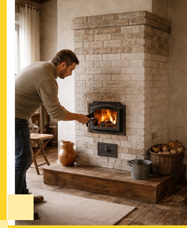 Печь голландка из кирпича в Красноярске от 86360 р. | ЭриданКрс