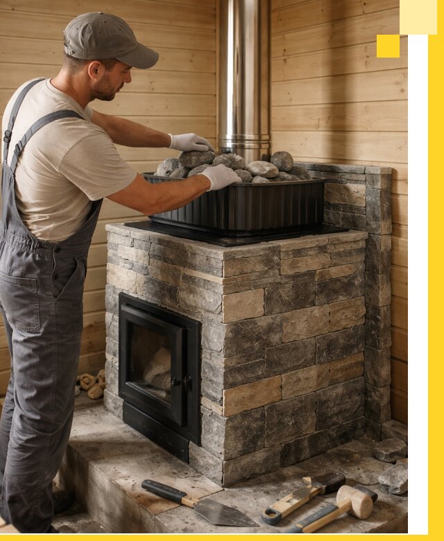 Печи для парной в Красноярске, производство, монтаж и обслуживание