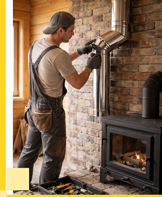 Монтаж дымоходов для печей в Красноярске от 7620 р. | ЭриданКрс