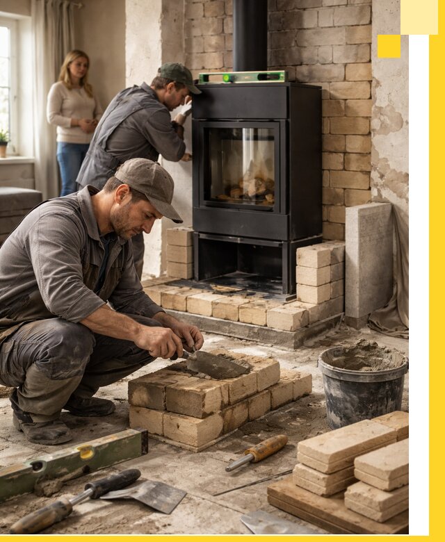 Печи и камины под ключ: проект, установка в Красноярске