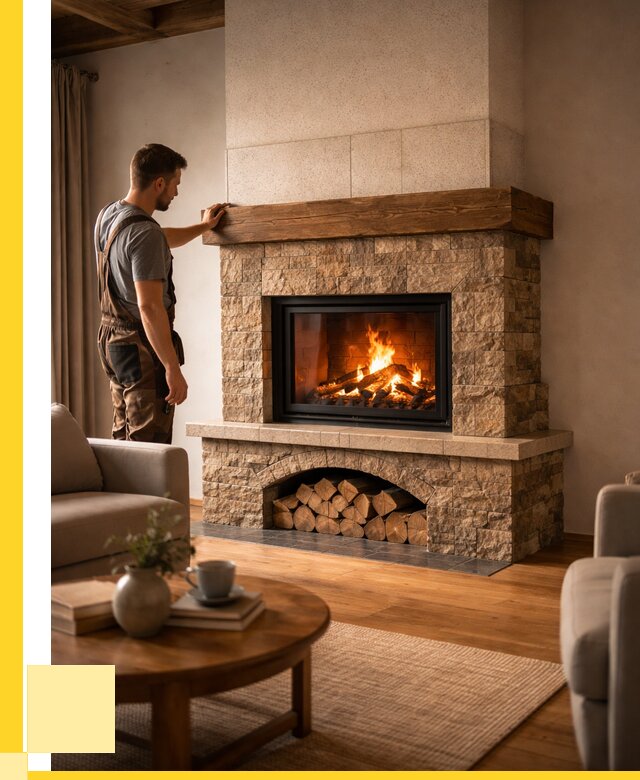 Печи камины для дома под ключ в Красноярске от 55880 р. | ЭриданКрс