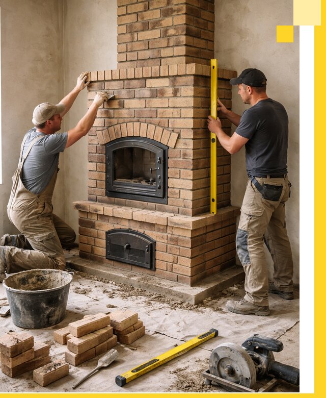 Продажа и установка печей и каминов для дома под ключ в Красноярске