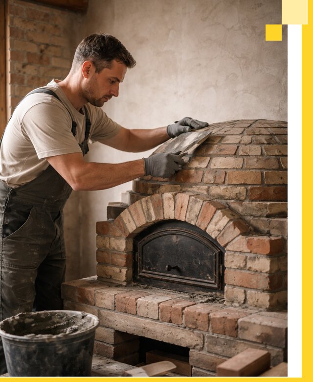 Изготовление и монтаж помпейских печей на заказ в Красноярске