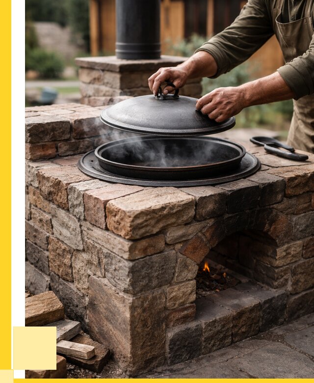 Печи для казана в Красноярске по цене от 18288 р. | ЭриданКрс