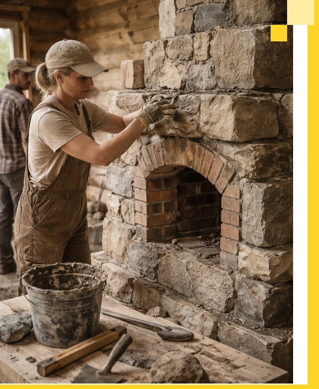 Каменные печи на заказ и монтаж в Красноярске, долговечные решения