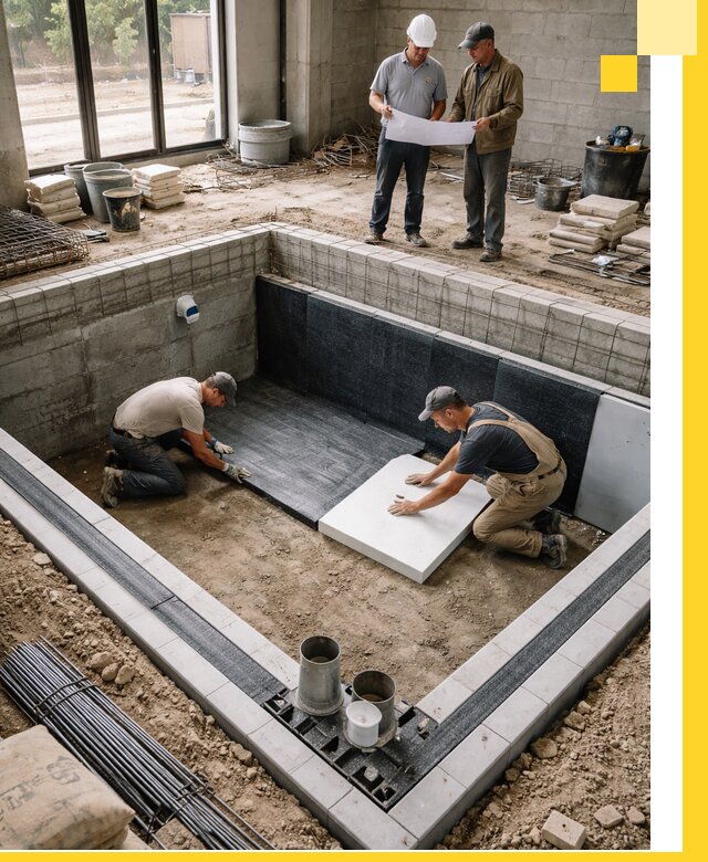 Проекты частных и общественных бассейнов под ключ в Красноярске