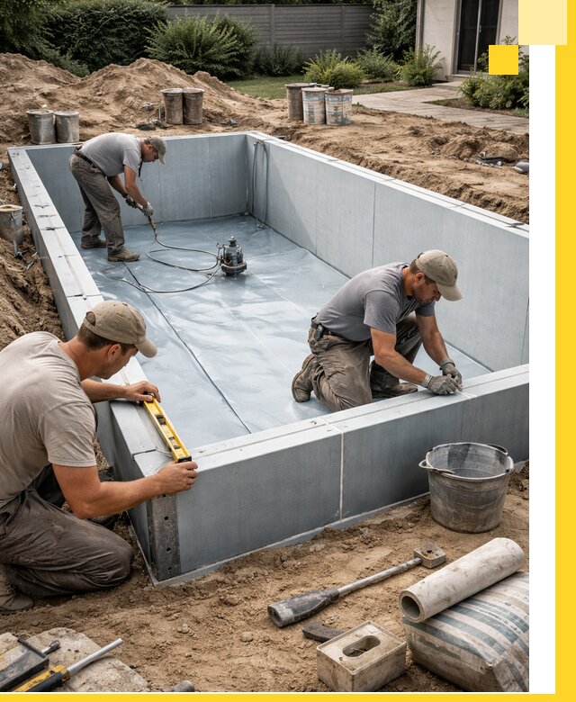 Профессиональный монтаж бассейнов под ключ в Красноярске с гарантией