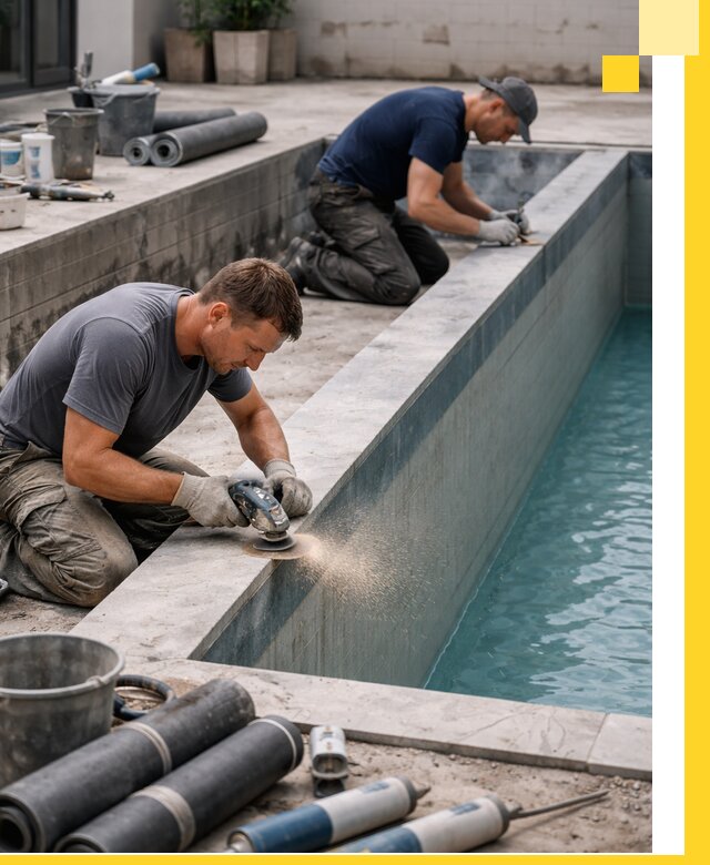 Профессиональный ремонт бассейнов под ключ в Красноярске