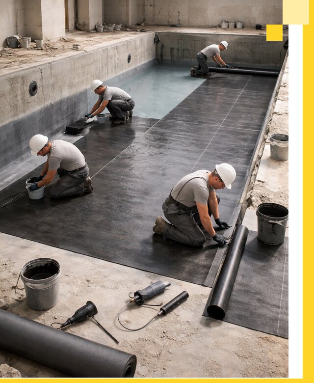 Профессиональная гидроизоляция бассейнов и чаш в Красноярске под ключ