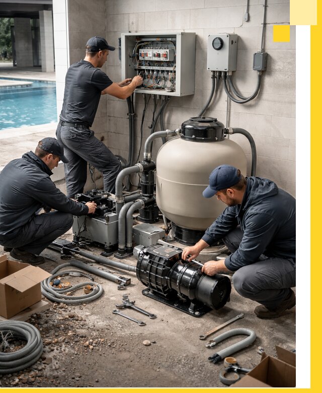 Профессиональный монтаж оборудования для бассейнов в Красноярске