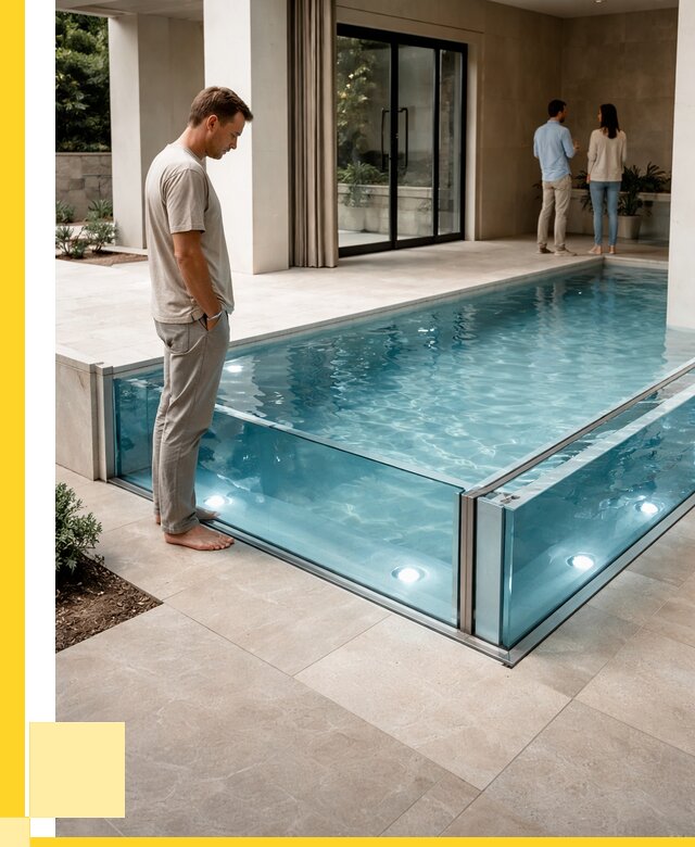 Стеклянные бассейны в Красноярске от 1219200 р. | ЭриданКрс — мозаика