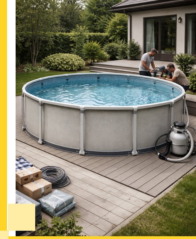 Купить каркасные бассейны в Красноярске от 45720 р. | ЭриданКрс