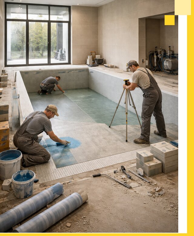 Проект и строительство закрытых бассейнов в Красноярске под ключ