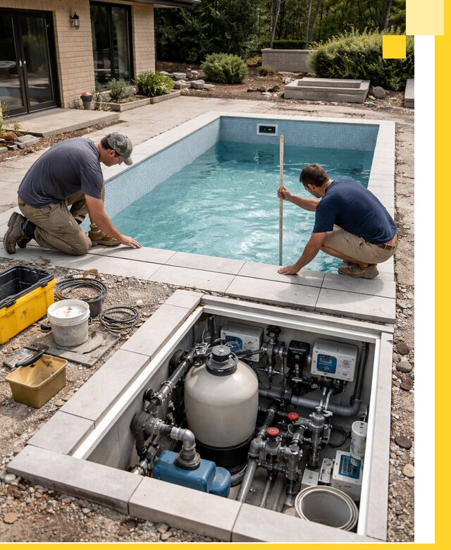 Строительство качественных домашних бассейнов под ключ в Красноярске