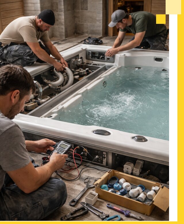 Гидромассажные бассейны под ключ в Красноярске, дизайн и монтаж