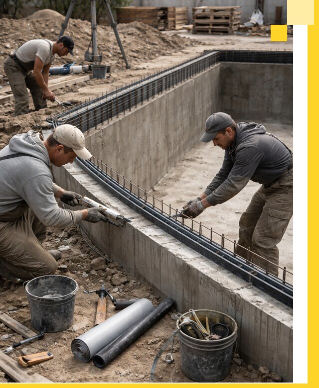 Качественный монтаж чаши бассейна в Красноярске под ключ с гарантией