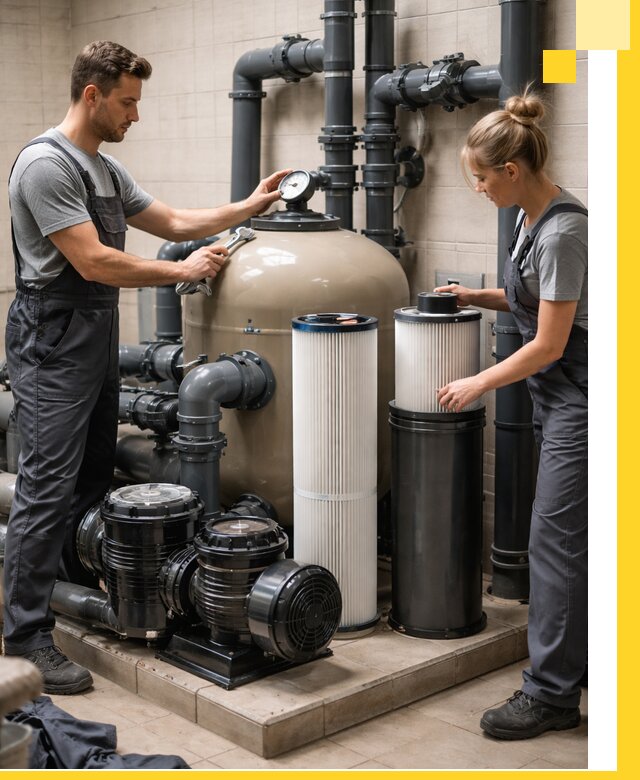 Фильтры и системы фильтрации для бассейнов в Красноярске