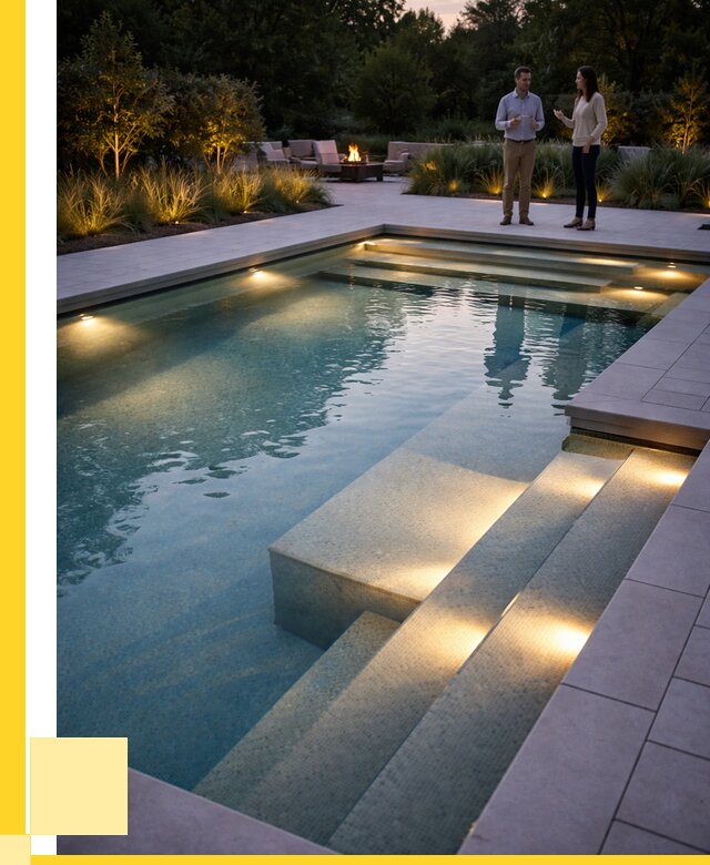 Освещение бассейнов в Красноярске под ключ от 25400 р. | ЭриданКрс