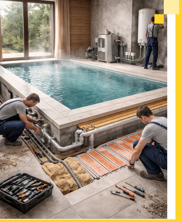 Проектирование и строительство тёплых бассейнов в Красноярске