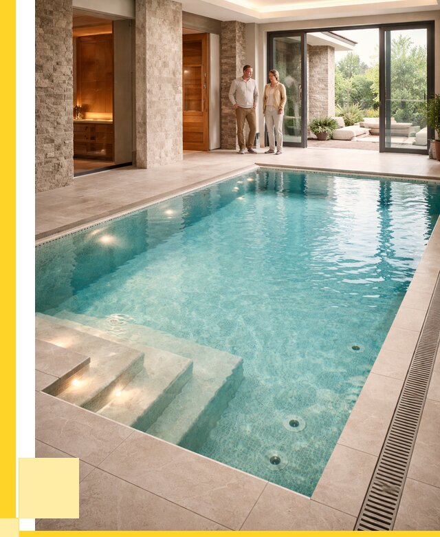 Бассейн во дворе в Красноярске: проект, отделка от 1219200 р. | ЭриданКрс