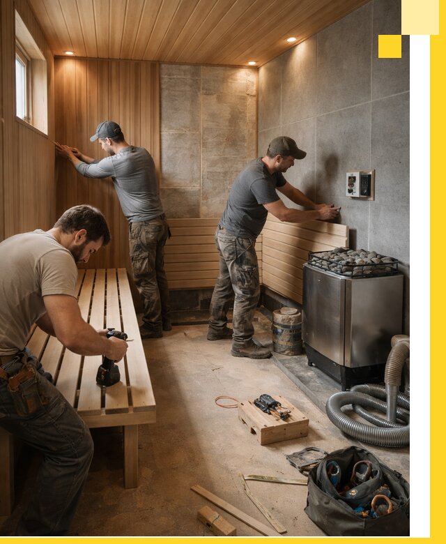Сауны под ключ в Красноярске, проектирование, строительство, отделка