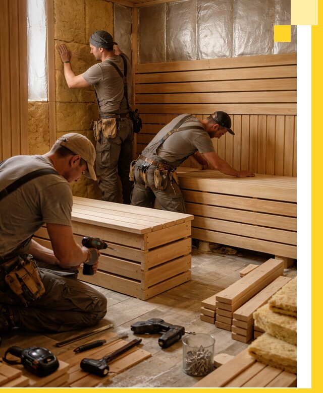 Профессиональное строительство саун под ключ в Красноярске