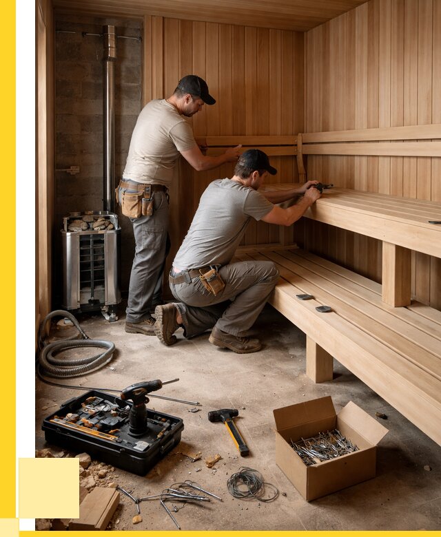 Монтаж саун под ключ в Красноярске от 121920 р. | ЭриданКрс