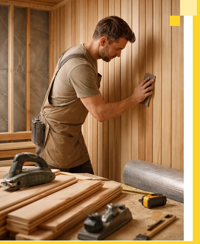 Профессиональная отделка саун и парных под ключ в Красноярске