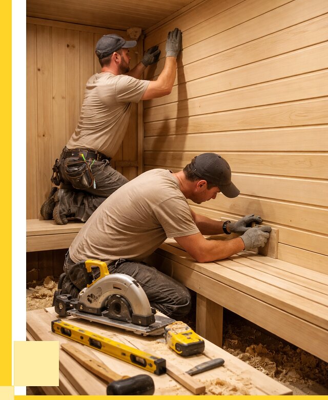 Обшивка саун вагонкой в Красноярске от 2540 р. | ЭриданКрс