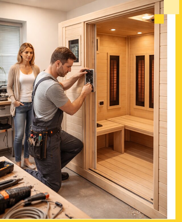 Инфракрасные сауны под ключ в Красноярске продажа и установка