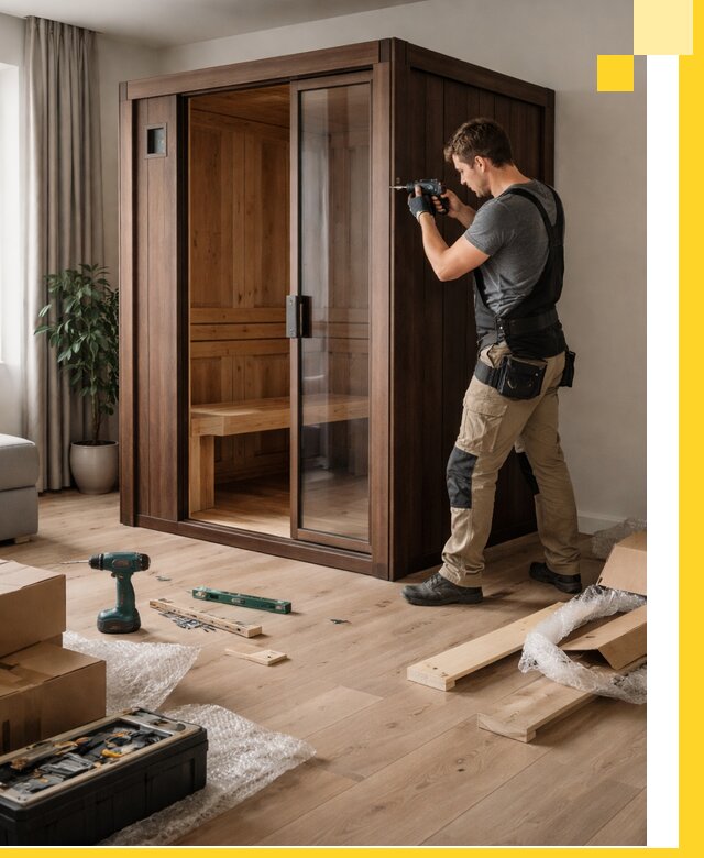 Установка и производство мини саун под ключ в Красноярске