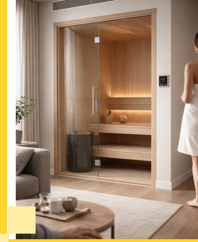 Сауна в квартире под ключ в Красноярске от 121920 р. ЭриданКрс