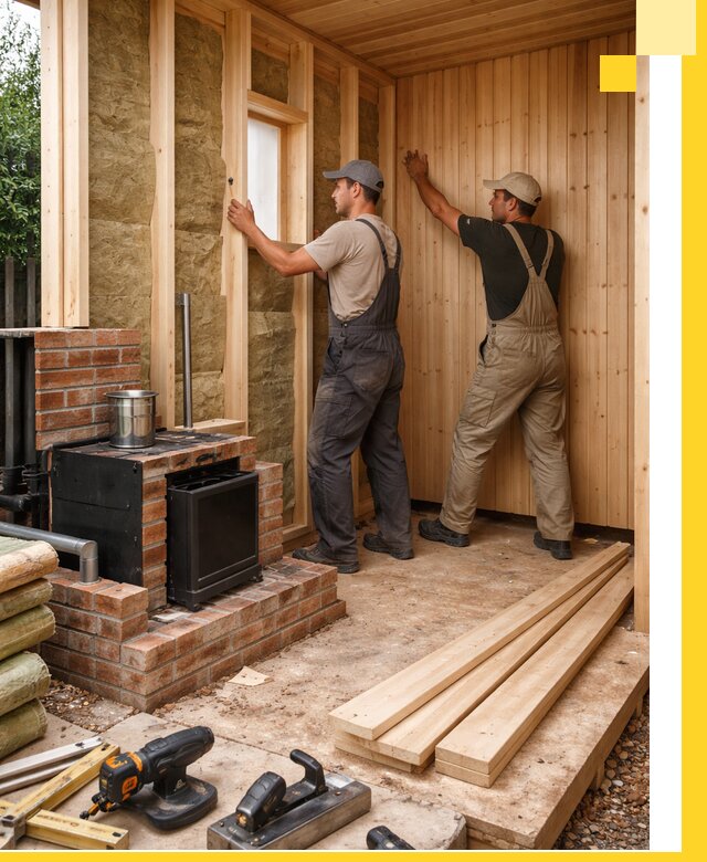 Строительство и установка дачных саун под ключ в Красноярске