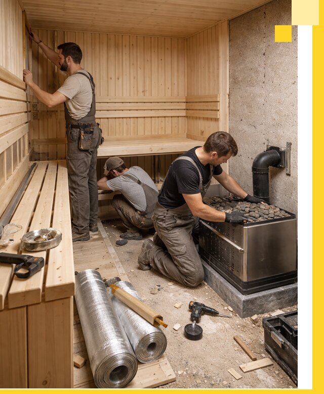 Индивидуальные сауны на заказ в Красноярске под ключ, проект и монтаж